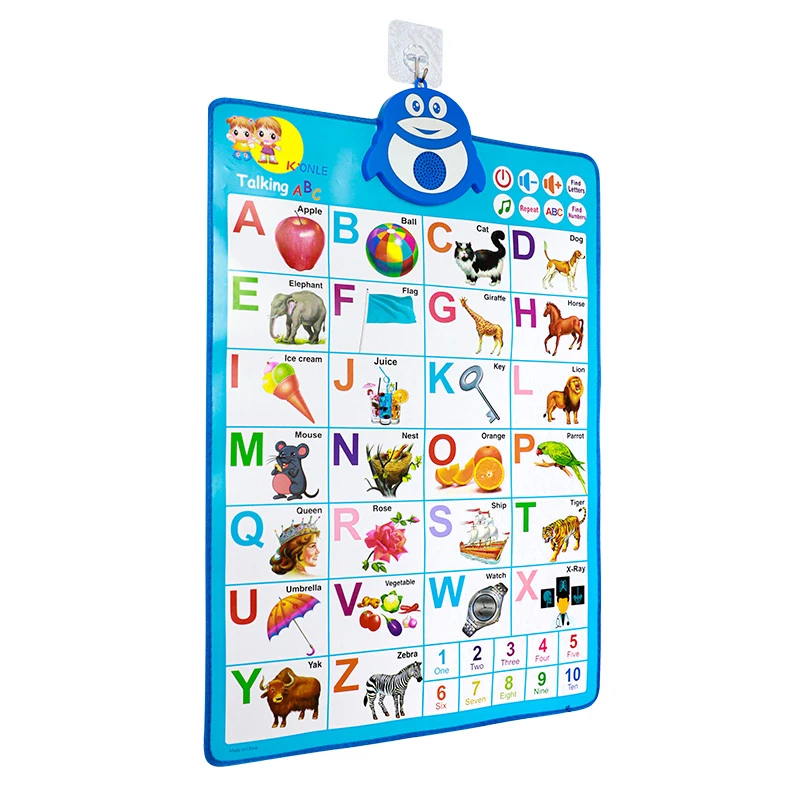 English Talking Chart wall chart for children education ABC alphabet poster