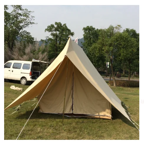 
Outdoor Camping Colorful Luxury Canvas scout tent Bell Tent 