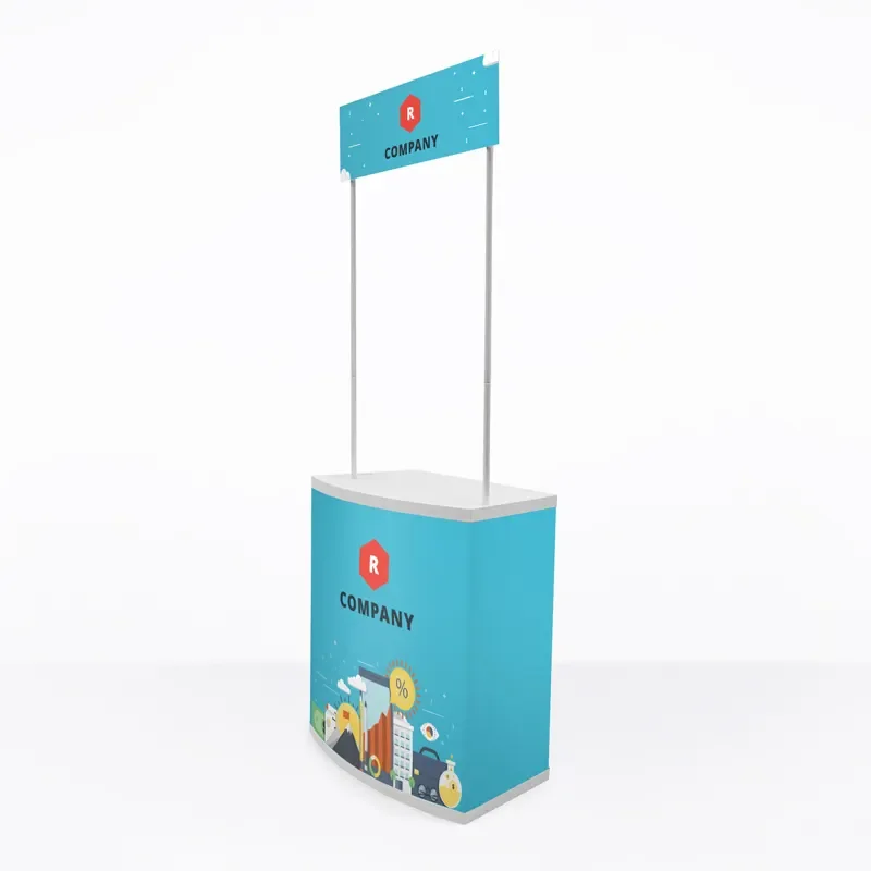 Custom Factory direct supply portable Plastic Promotion Desk Table