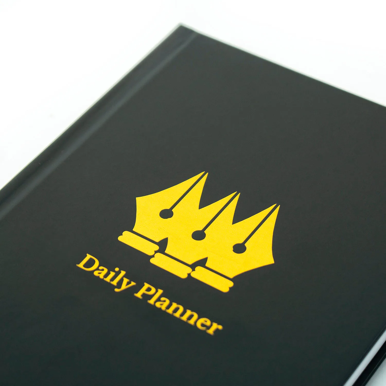 Custom Printing Black Weekly Monthly Agenda Calendar Diary Book Notebook Sublimation Journal Daily Planner