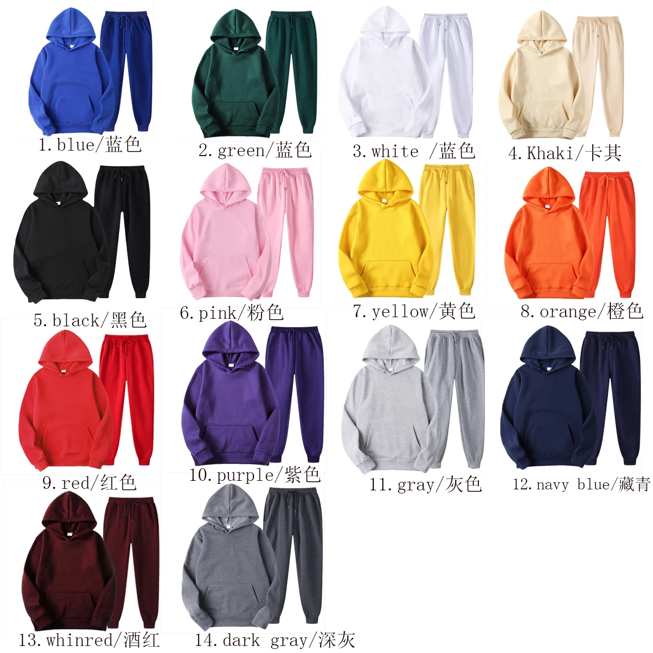 hoodies custom design 100% Polyester High Quality Multi Colors Sublimation Tracksuit Sweat Suit clothing custom men hoodie