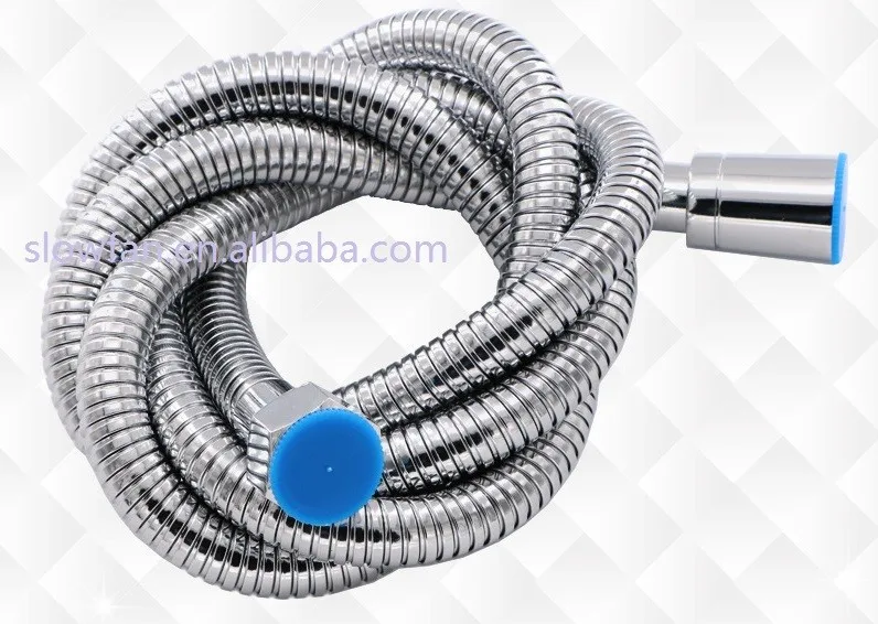 
Yuyao Slowfan 1.2m chrome shower hose adapter braided pvc shower hose plastic shower hose 