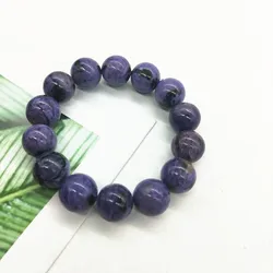 Бесплатная доставка, подарки с кристаллами, высококачественные браслеты из 100% натурального фиолетового хароита, Исцеляющие бисером, браслет из кристаллов для оптовой продажи