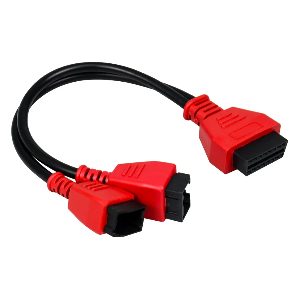 Car OBD OBD 2 16Pin To FCA 12-8 12+8 Bypass Programming Diagnostic Connector Cable for Autel Fiat Alfa Chrysler Jeep Dodge