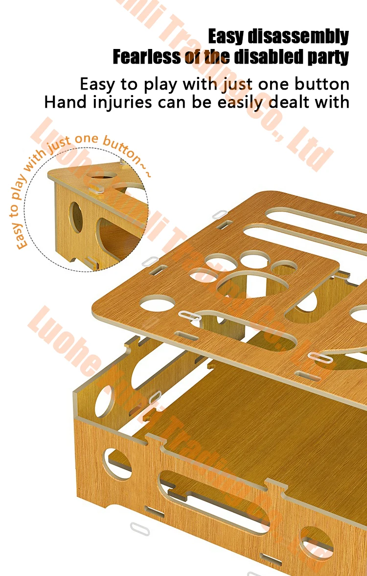 Curated Wooden Cat Maze Game: Combines Furniture Elements, Creates a Warm Pet Space