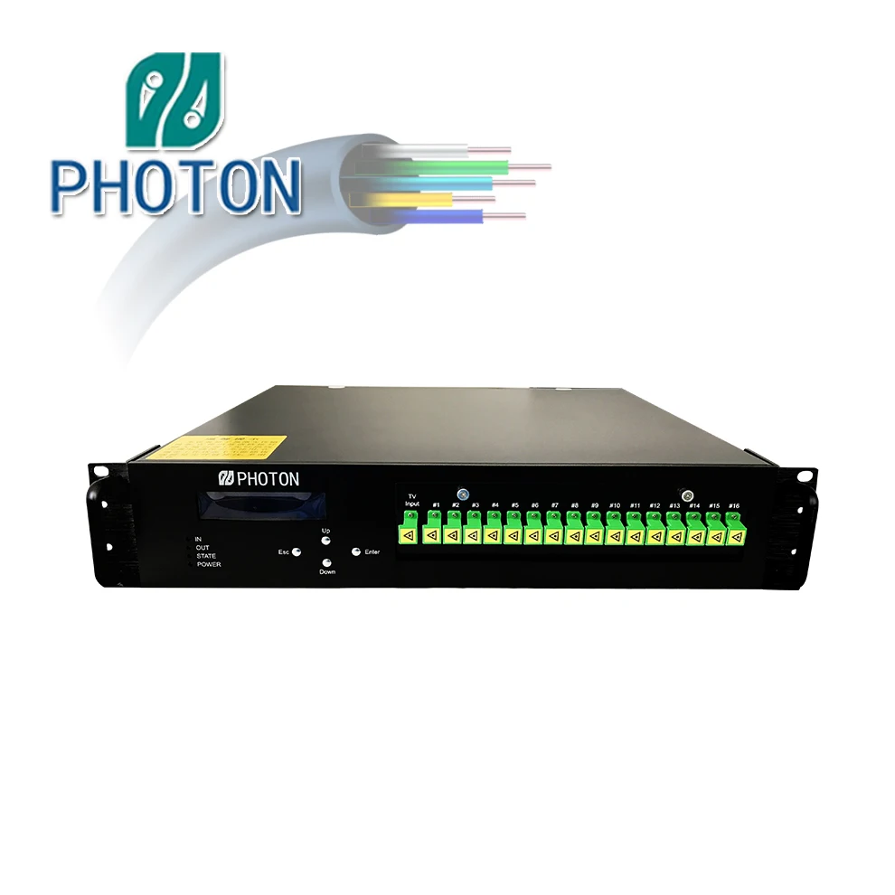 Ftth Optical Equipment 1550NM 16 Ports Optical Amplifier Mini EDFA