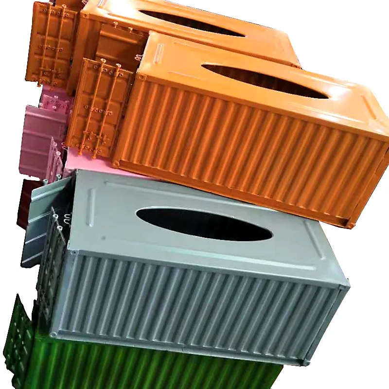Hapaglioyd Small Custom Acrylic Tissue Paper Box Plastic Square Storage Shipping Container Model Tissue Box