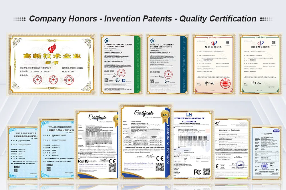 LS VISION 4k 20X Optical Zoom Solar wifi alarm Camera  Face Human Recognition Night Vision Full Color IP Solar  Cctv Camera