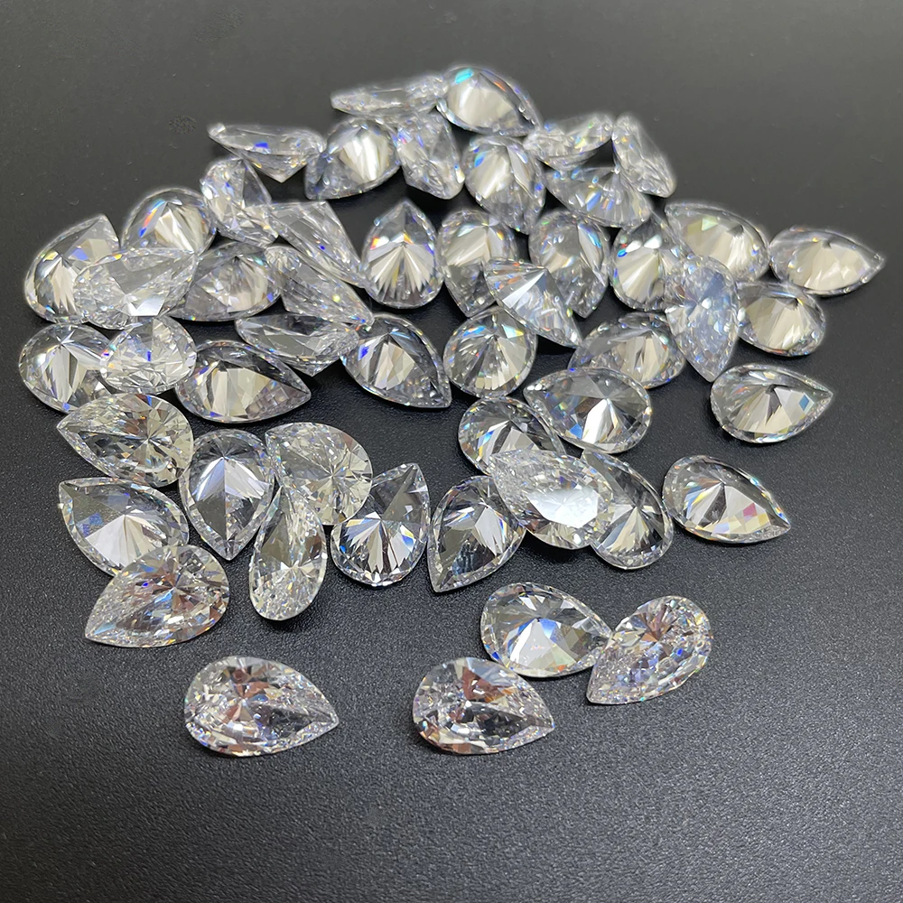 High Quality Pear Cut Cubic Zirconia For Bracelet