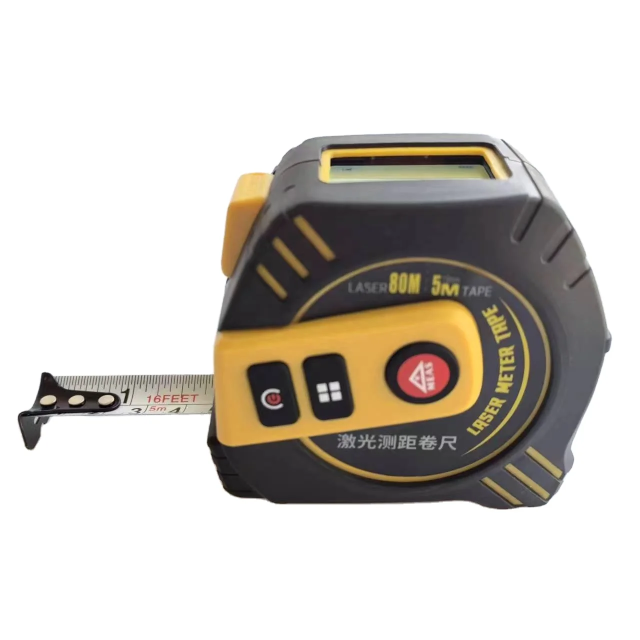 KEMING Auto-lock   3 in 1 Digital 80M Laser Tape Laser Cross Line Laser Distance Meter Date storage Group 30