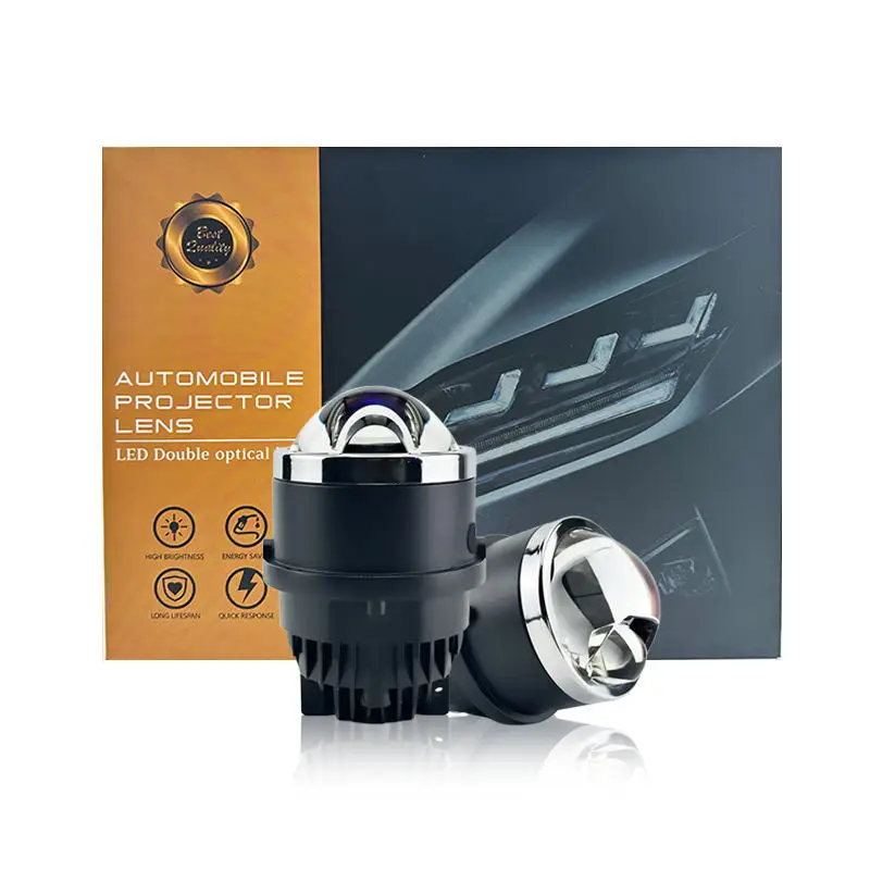 High Brightness 3.0 Inch LED Fog Lamp 6500K White H1 Bulb  Mini  VW Golf Accord X3 Compatible 12V Kia Cars New Hilux