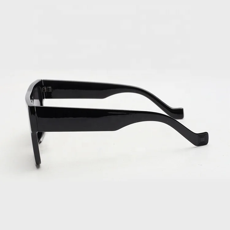 ready stock sunglasses 2022 Fashion Magazine Design Party Man Eyewear Vacation Square Black Big Frame PC Unisex Sunglasses
