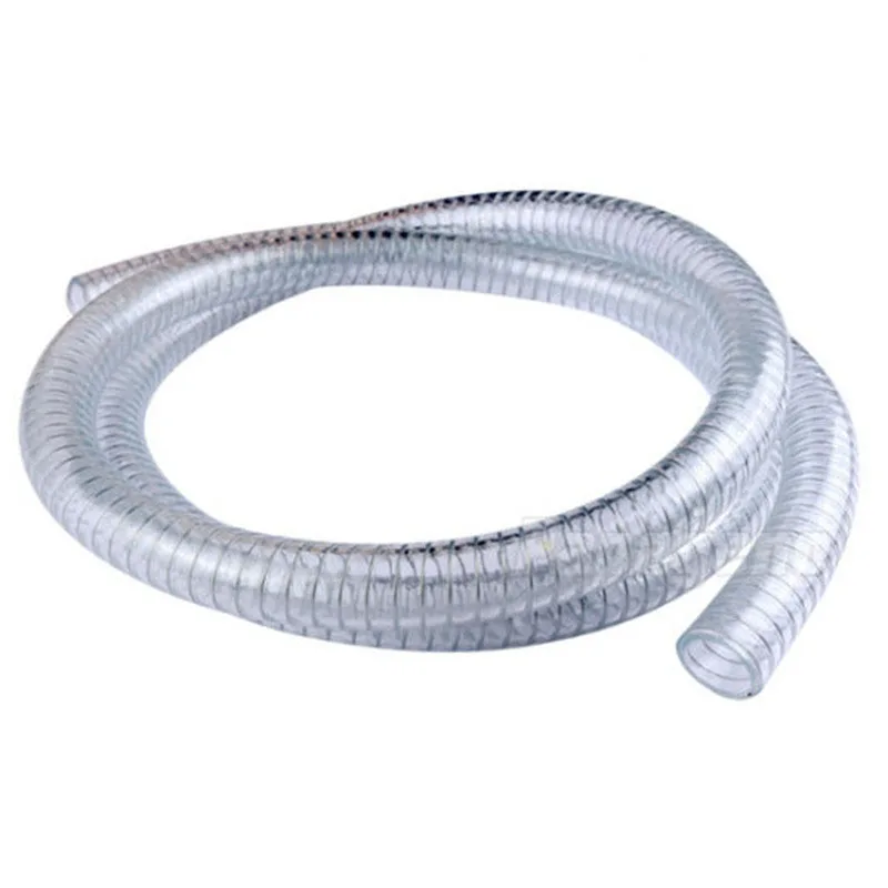 Professional Food Grade Hose Manufacture High Quality Custom Pvc Spiral Steel Wire Reinforced Food Grade Braided Hose