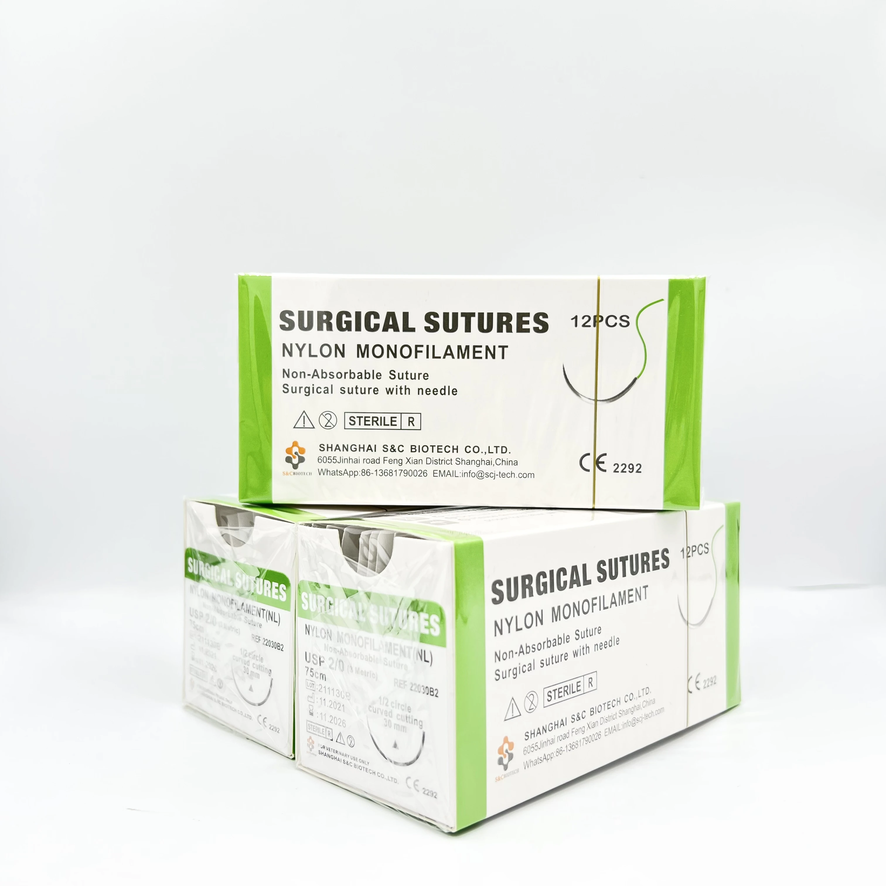 High quality  3 Absorbable Pet suture Quick & accurate 1# nylon