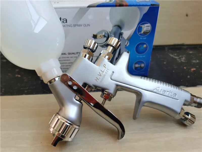 Auarita MINI H-921Painting Spray Gun 1.0 1.2mm Nozzle Low Pressure 7 Holes  Multi-functional Spraying