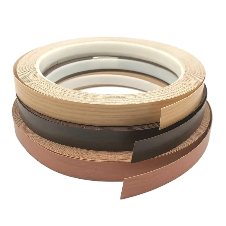 Factory funiture accessories Cabinet MDF board 0.4-3mm thickness self adhesive PVC Pre glue edge banding tape