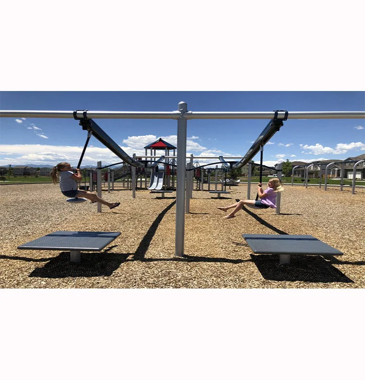 Child Garden Metal Swing Set for Adults and Kids
