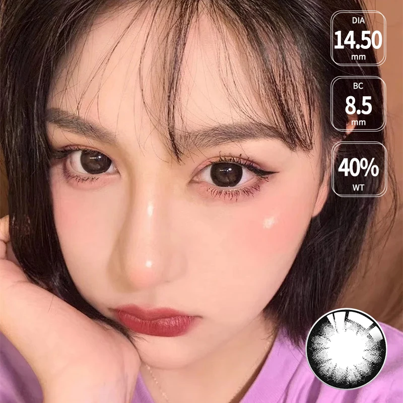 Mill Creek yearly disposable color contact lens big eyes lens candy anime colored contact lenses