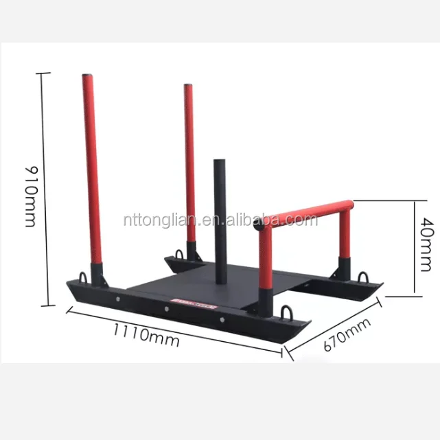 
Push Sled Pull Sled Push Pull Sled GYm fitness sleigh 