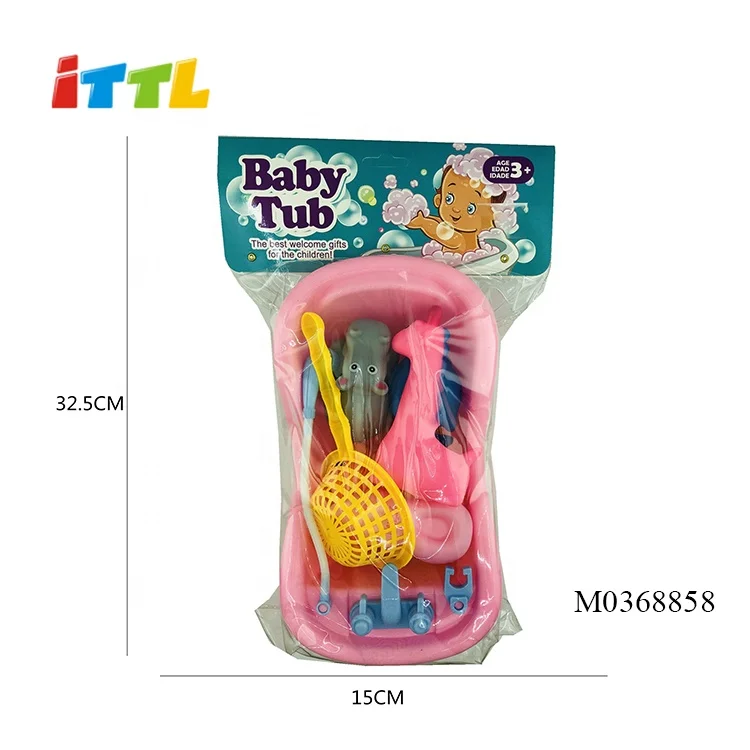 Mini bathtub toy sleeping 5 inch baby doll for kids