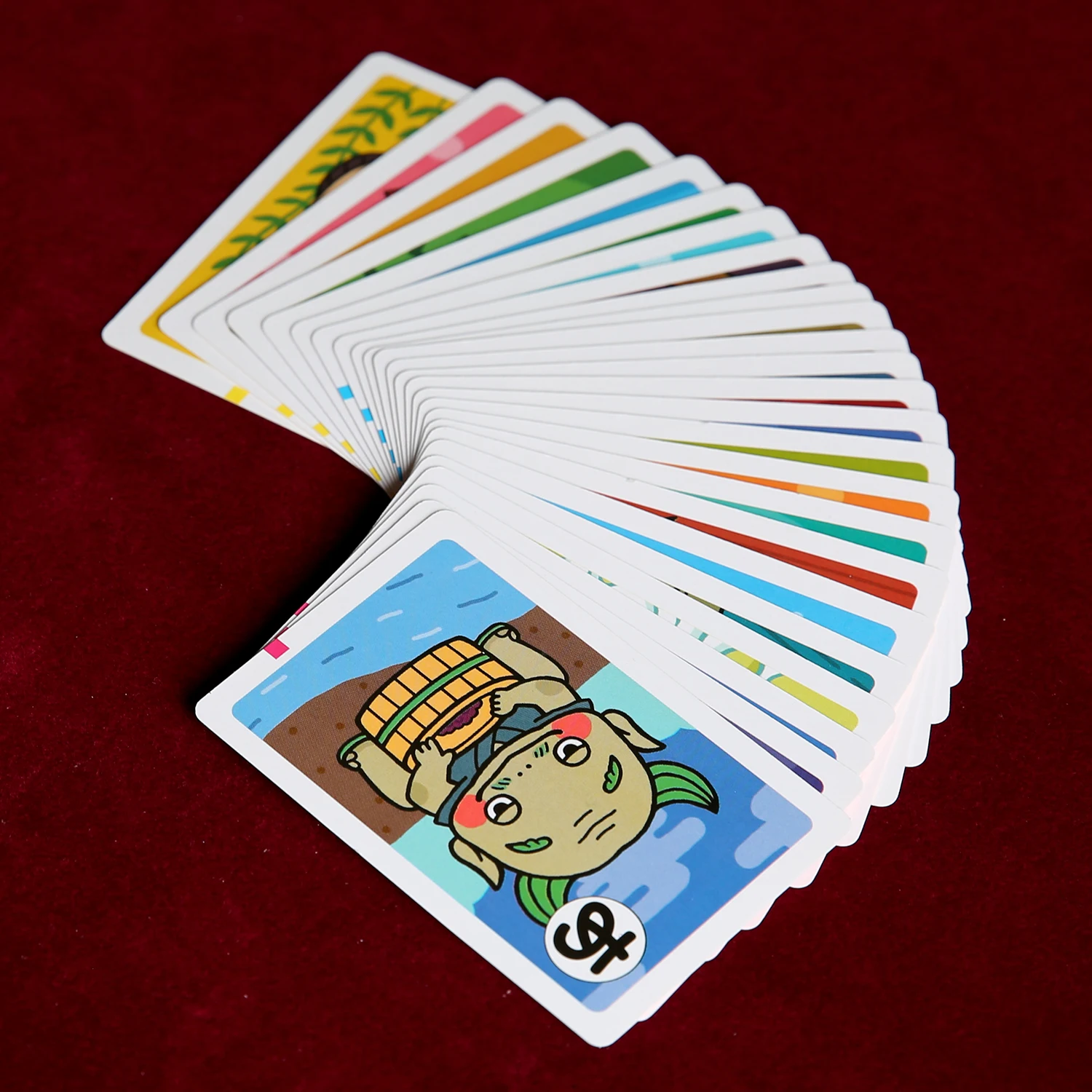 Japanese monster kids game educational cards baby game playing cards toys