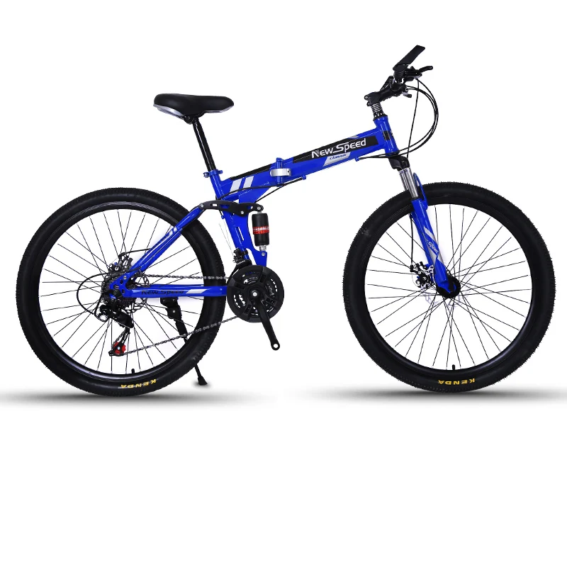 Manufacturers 26 inch 21 speed HIGH QUALITY full suspension frame aluminum Folding mountain bike bicycle