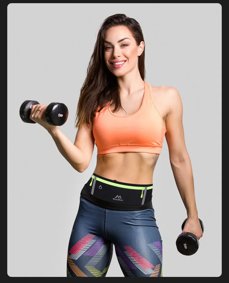 Hot Cakes Fashion Adjustable Sport Running Money Belt Neoprene Fanny Pack Waist Bag for iPhone 13