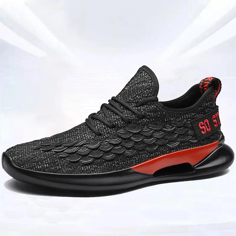 1 Pair MOQ Male breathable casual sneakers man injection outdoor sport shoes