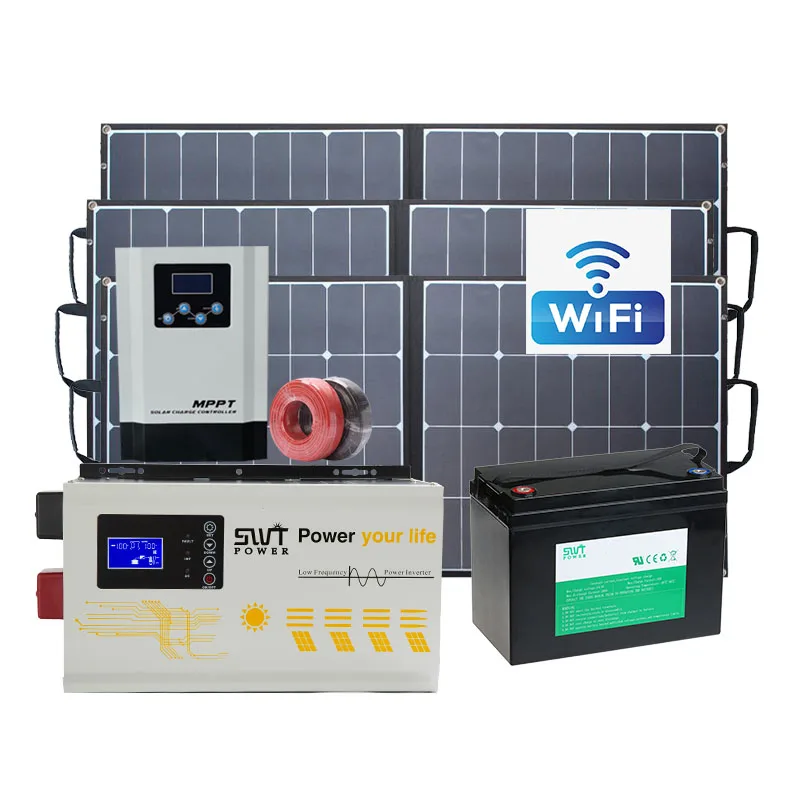 48v Solar Panel Power System Home 230VAC MPPT Charger 8KW 7.5 KW Off The Grid Solar System