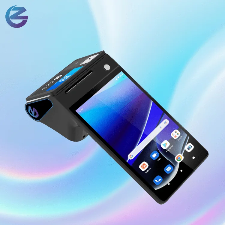 Android 14 0 Z108 устройство с двойным экраном POS 8-дюймовым дисплеем NFC и Bluetooth для розничных магазинов