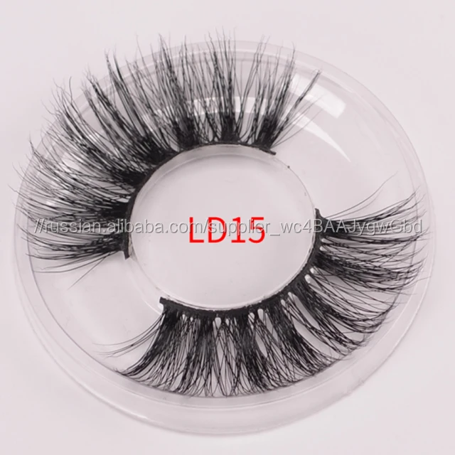 Wholesale Vendor Cruelty Free Private Label Natural Wispie Invisible Band 3D False Mink Eyelashes