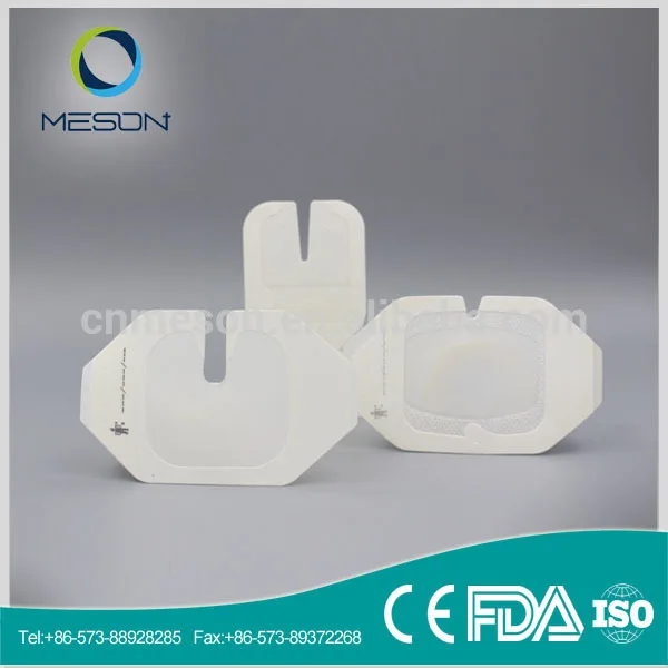 CE ISO Approved Medical Wound Treatment PU transparent  Medical IV cannula fixation dressing