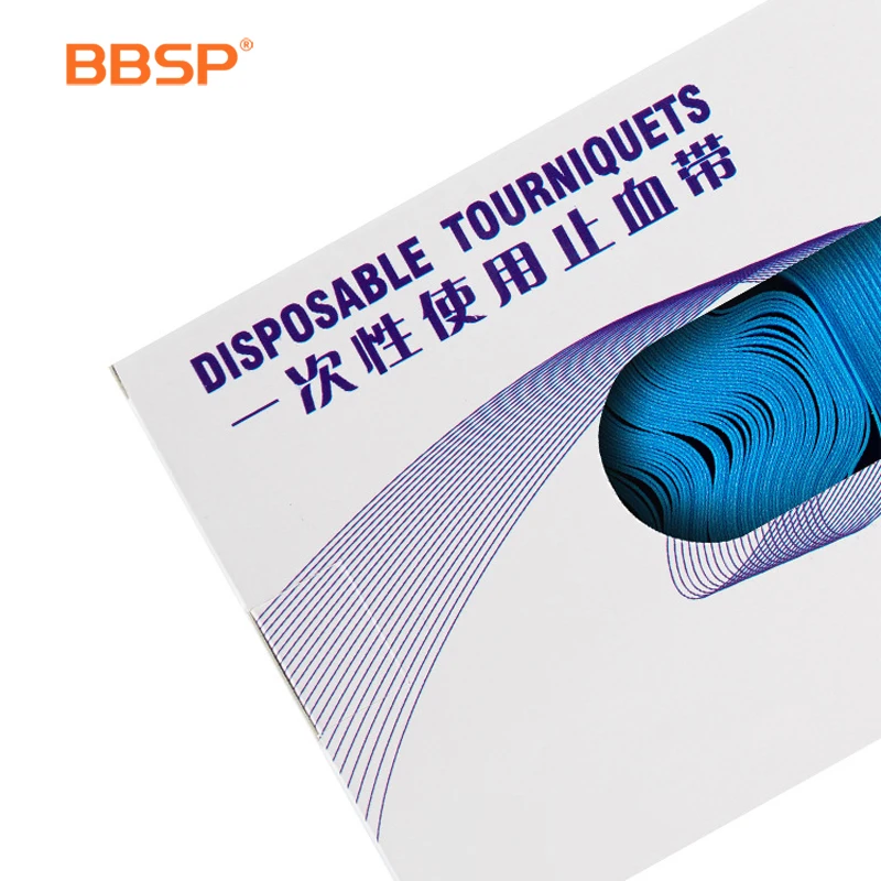 Best Price First Aid Plastic Hemostatic Elastic Rubber Manual Medical Tourniquet Free TPE Buckle Tourniquet for Blood Collection