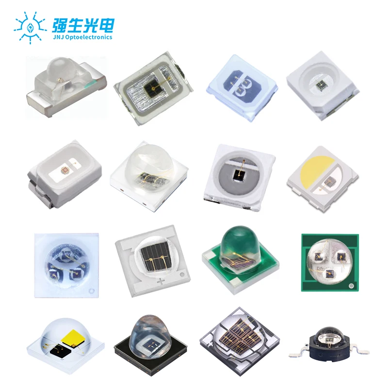 High-Power 1W 2w LED Patch Lamp Bead Double Infrared 850nm and White Light Source 1W 3535 SMD LED with ROHS Certification