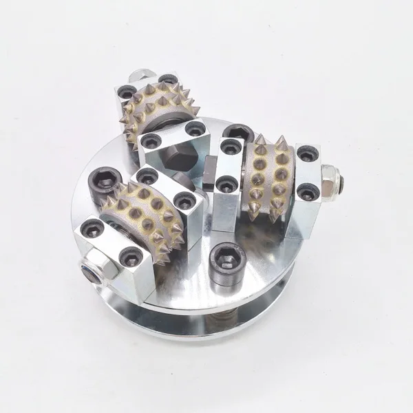 
125mm 5 inch Factory Supply Quality Rotary Bush Hammer Roller Plate 
