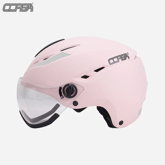 Шлем велосипедный с козырьком