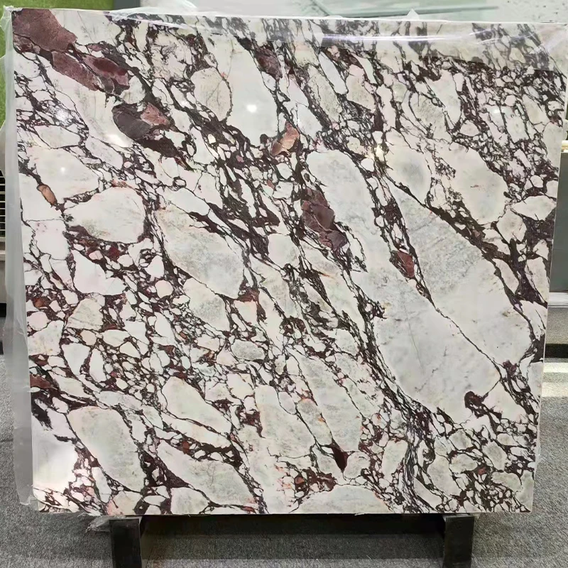 AST marmol Italy basin sink Price Purple vein Calacatta Viola Marble Polished slab for Countertop and bathroom