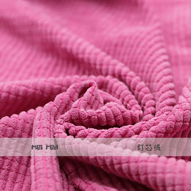 
Factory Direct Sale Latest High Quality 4.5W Polyester Corduroy fabric stock lots for garments shirt pants 