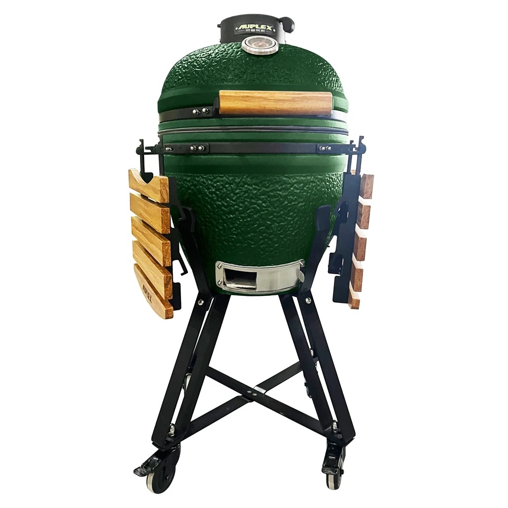 Auplex asadores churrasqueira big Green 18 inch Ceramic Egg BBQ Grills outdoor Kamado