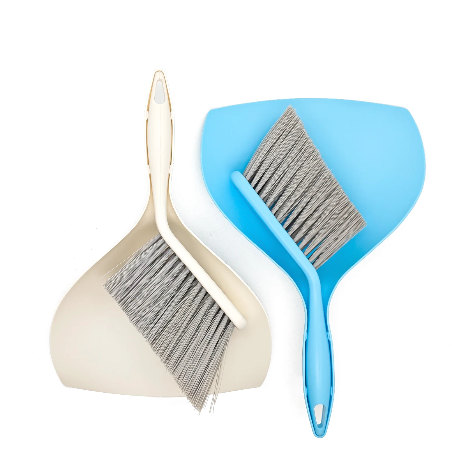 Mini Brush and Dustpan Set, Pack of 2 ,White Blue