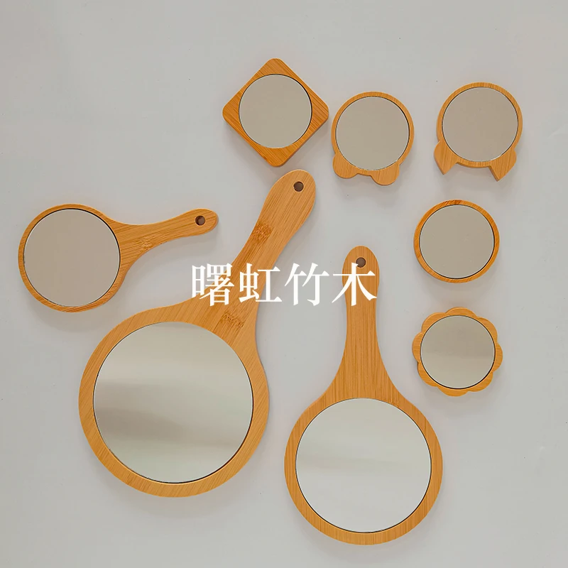 Cosmetic Compact Makeup Mirror Handheld Mirrors Girls Travel Mini Mirror