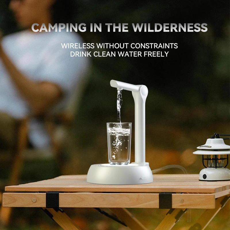Top Sellers 2023 for Amazon Electric Folding Water Pump with USB Charging and Auto-Off, Low Noise Portable Water Dispenser