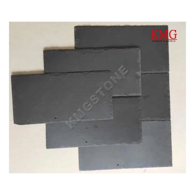 Modern Style Natural Slate Stone Tiles for Outdoor Roofing Custom Size with Antacid Erosion Resistance Split Surface Finishing