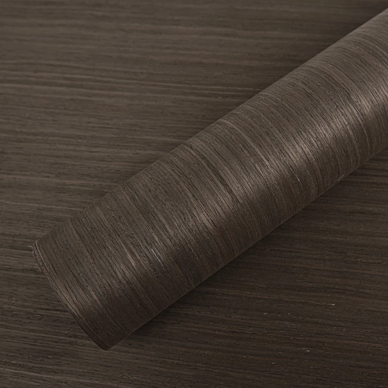 Langsheng New Arrival Oem Black Rubber Wood Panels Wall Decor Interior Veneer Sheet