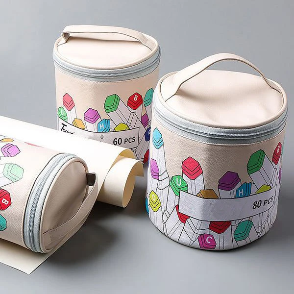 New packaging custom 168 Colors Alcohol Markers Artist Drawing Art Dual Tip Markers Perfect For Kids Boys Girls Students Adult