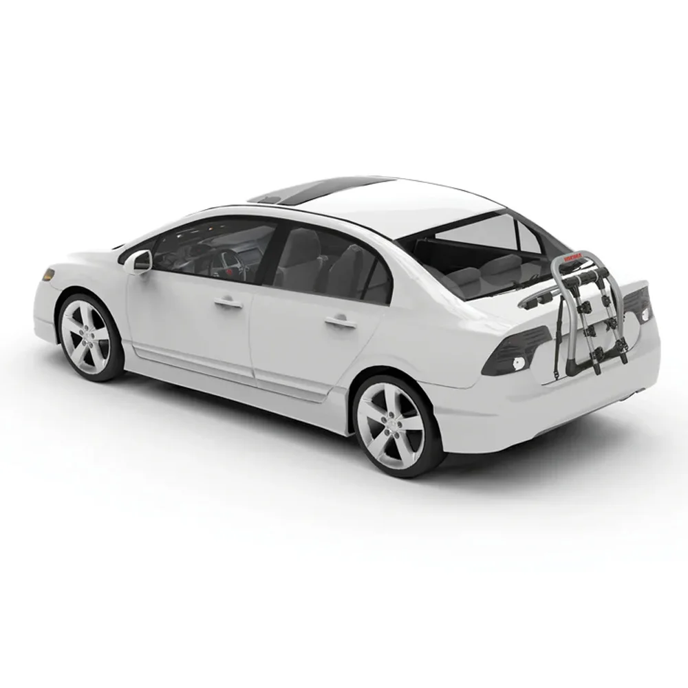 bike racks car trunk bicycle rack carrier mounts 3 bikes silver