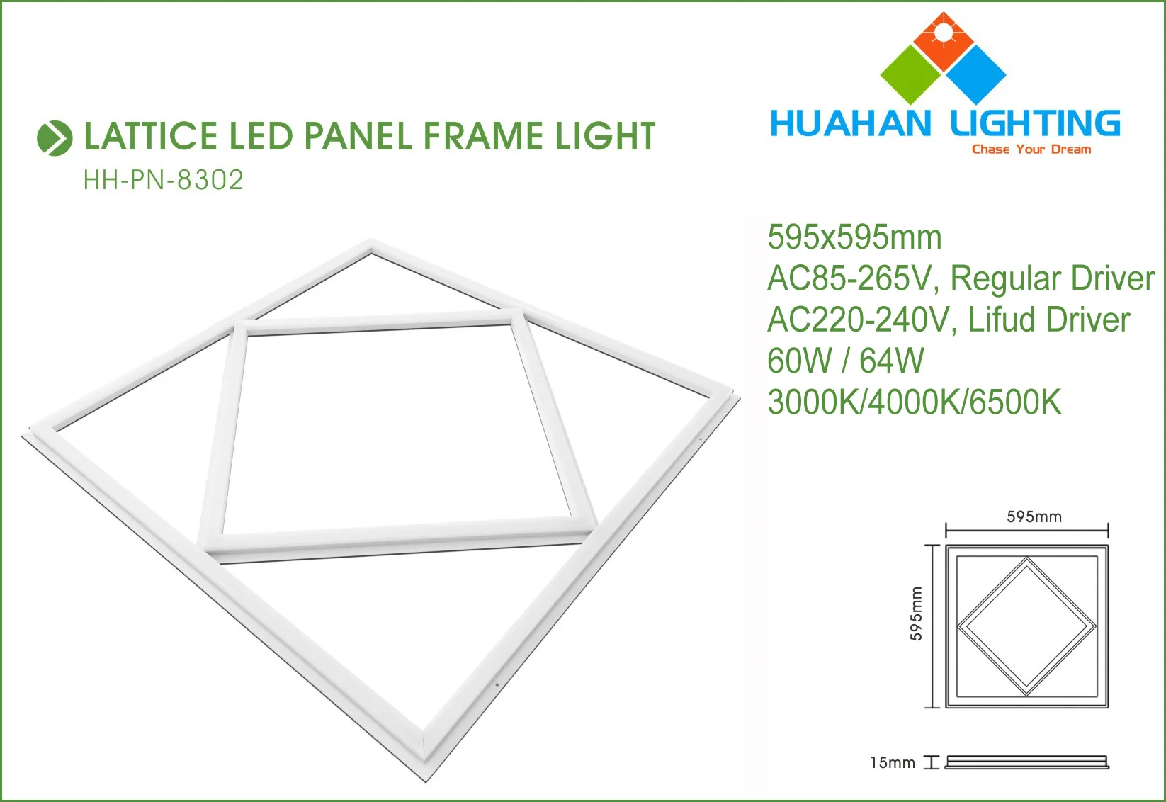 ultra slim led panel lights ceiling downlight 6500k 3000k 4000k led recessed pot ceiling light lattice frame panel light