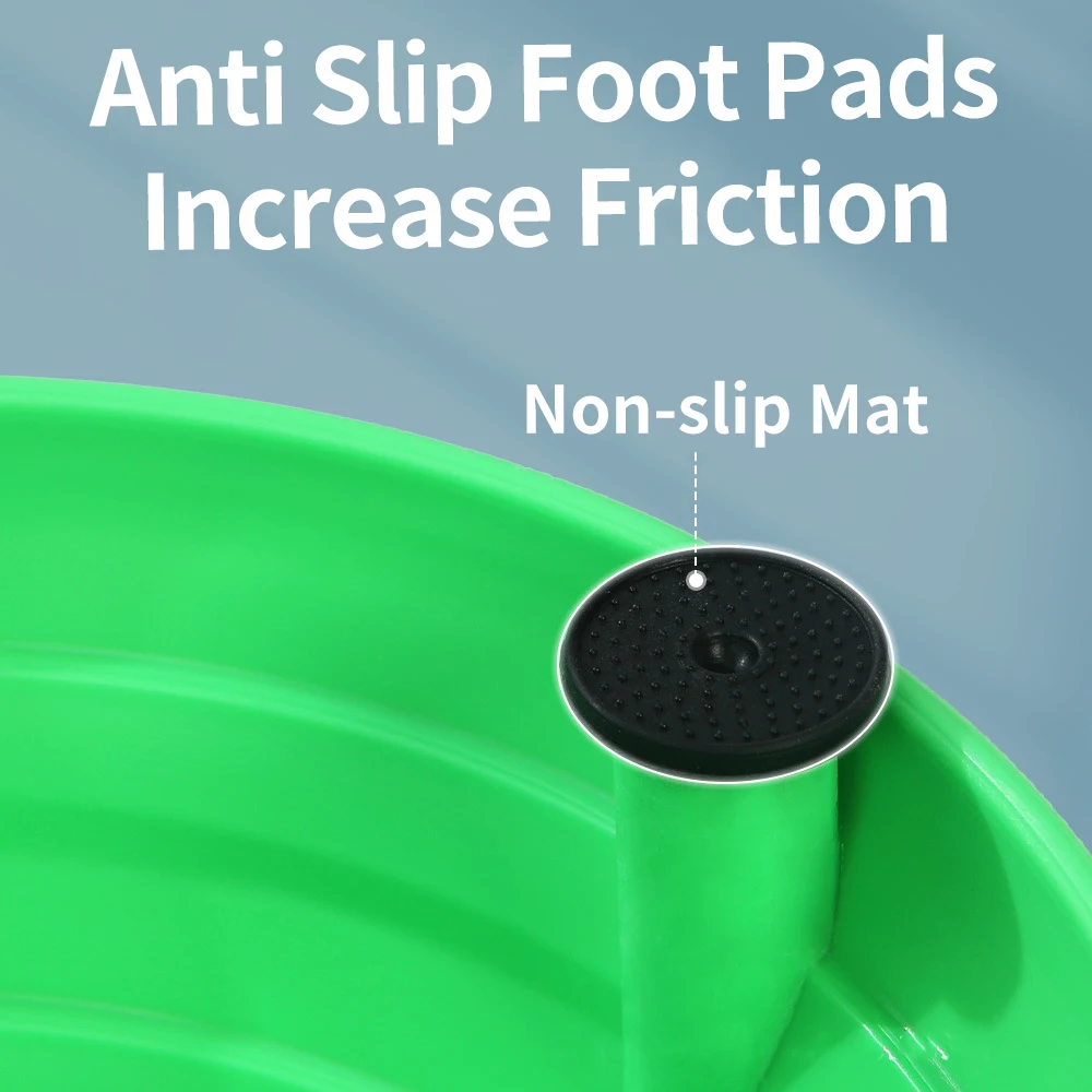 River Stones Stepping Stones - Child-Friendly Balance Blocks Set Made of Non-Slip Durable Plastic Balance Toy