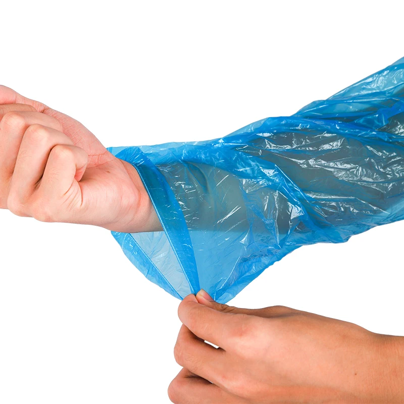 Manufacturer House-hold Waterproof Dustproof Gardening Disposable Oversleeve PE Sleeve Cover