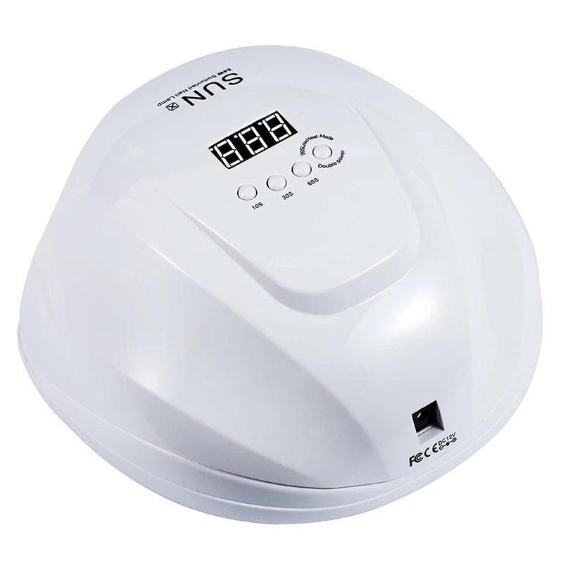 54W UV LED Nail Lamp With Digital Timer Screen Sun UV Light Nail Gel Dryer